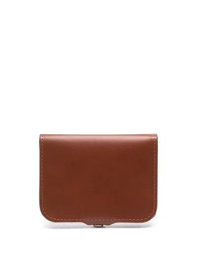 A.p.c. Brown Logo Wallet
