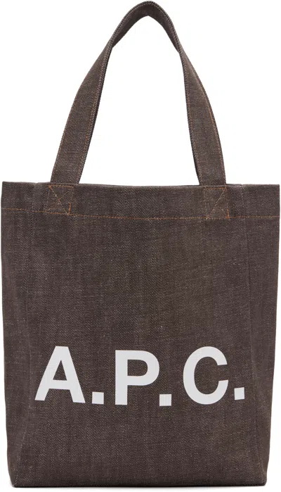 A.p.c. Brown Lou Small Tote
