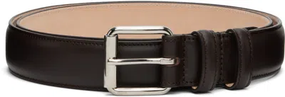 Apc Brown Paris Belt In Black