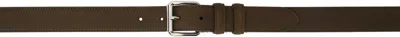 Apc Brown Paris Belt In Caa Brown