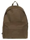A.p.c. Brown Polyamide Backstage Backpack In Brown