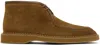 Apc Preppy Ankle Boots Eu44-m11 Chestnut Brown In Caa Brown
