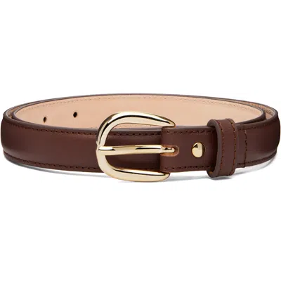 A.p.c. Brown Rosette Belt In Red