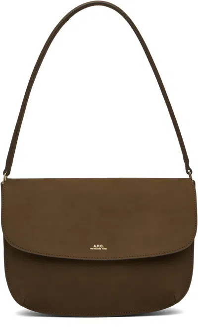 Apc Brown Sarah Shoulder Bag