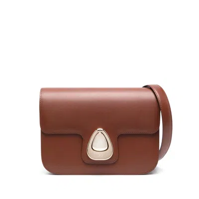 Apc A.p.c. Brown Shoulder Bags Women