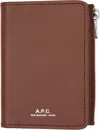 Apc Brown Stefan Wallet In Cad Hazelnut