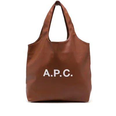 A.p.c. Brown Tote Bags Women