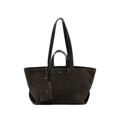 A.p.c. Brown Tote Bags Women