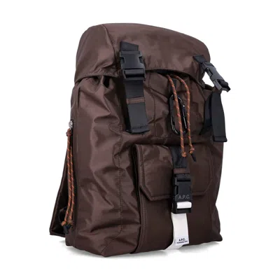 Apc A.p.c. Brown Trek Technical Backpack