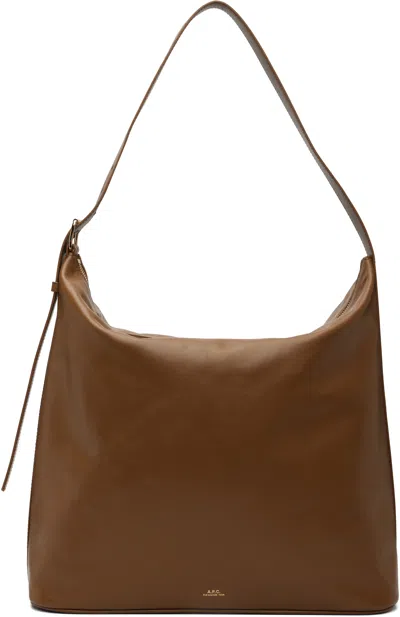 Apc Brown Vera Maxi Bag