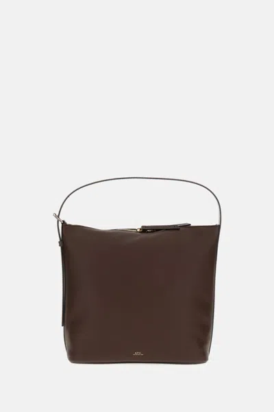 Apc Brown Vera Shoulder Bag