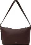Apc Brown Vera Shoulder Bag In Gau Amarena