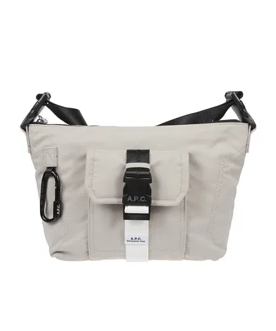 Apc Trek Buckle-strap Cross Body Bag In Neutral
