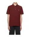 Apc Buckle Short Sleeve Polo Shirt In Red
