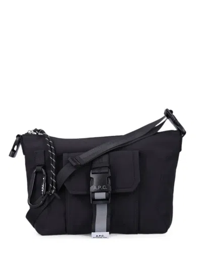 A.p.c. Buckle-fastening Shoulder Bag In White