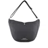Apc A.p.c. Black Shoulder Bags Men In Black