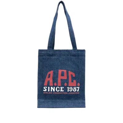 Apc A.p.c. Bum Bags In Blue
