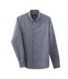 Apc Greg Button-down Shirt In Iak - Navy
