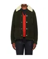 Apc Button Long-sleeved Casual Jacket In Black