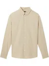 Apc Button-up Shirt In Neutrals