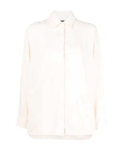 APC A.P.C. COLLARED BUTTON-UP SHIRT