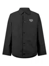 Apc Buttoned Jacket In Black