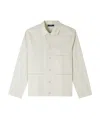 Apc A.p.c. Buttoned Long-sleeved Shirt In White