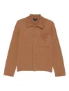 Apc A.p.c. Mens Matti Wool Jacket In Brown