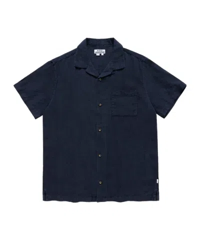 Apc A.p.c. Buttoned Short-sleeved Shirt In Black