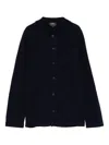 Apc Buttoned Wool Jacket In Blue