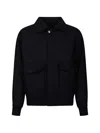 BUTTON-UP WOOL-BLEND JACKET