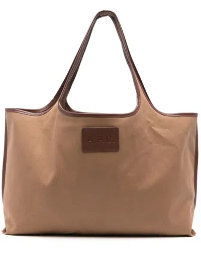 Apc A.p.c. Cabas Harper Bags In Pink