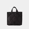 Apc Cabas Louise Small Shoulder Bag - A.p.c. - Nylon - Black In Black