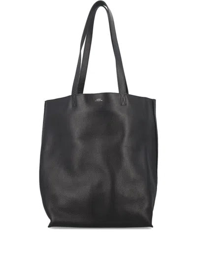 Apc Cabas Maiko Tote Bag In Black