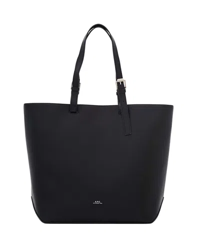 Apc Black Nino Small Shopper Tote In Lzz Black