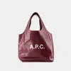 Apc Ninon Shopper Bag - A.p.c. - Synthetic - Burgundy In Burgundy