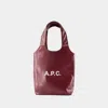 Apc Ninon Small Shopper Bag - A.p.c. - Synthetic - Burgundy In Burgundy