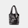 Apc Ninon Small Shopper Bag - A.p.c. - Synthetic - Black In Black