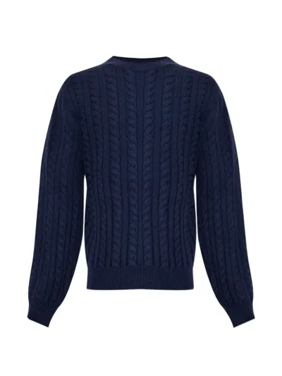 A.p.c. Cable-knit Sweater In Transparent
