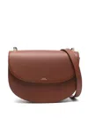 Apc Sarah Shoulder Bag - A. P.c. - Leather - Hazelnut In Cad Noisette
