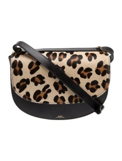 Pre-owned Apc Calf Leather Shoulder Bag In Multi