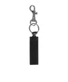 Apc Calfskin Logo Key Ring In Black