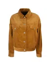 Apc A.p.c. Giacca Cally Caramel In Brown