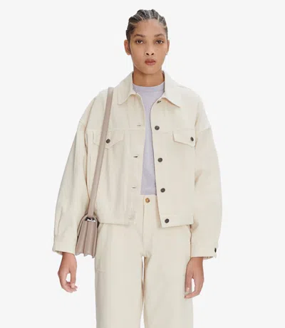 APC CALLY JACKET 36 ECRU