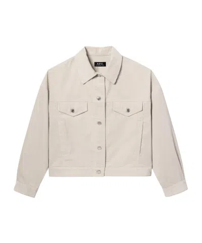 Apc Cally Jacket In Neutral