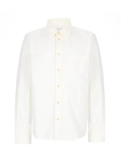 A.p.c. Harris Button-down Lightweight Shirt In White