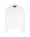 Apc A.p.c. Camicia Sophia Button Down White In White