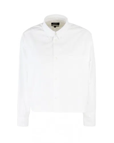 Apc A.p.c. Camicia Sophia Button Down White