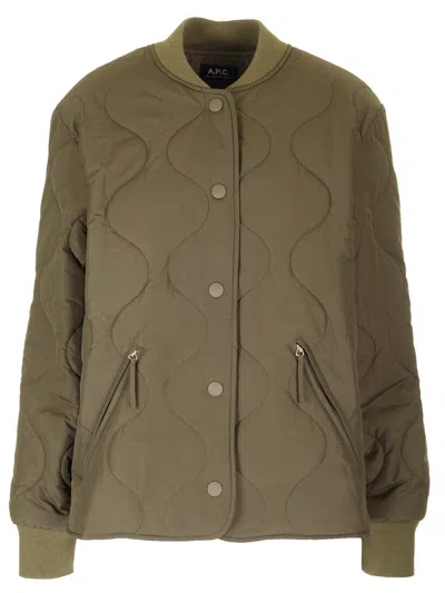 Apc Camila Coats Green