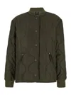 Apc Quilted Wave Pattern Blouson Jacket In Green
